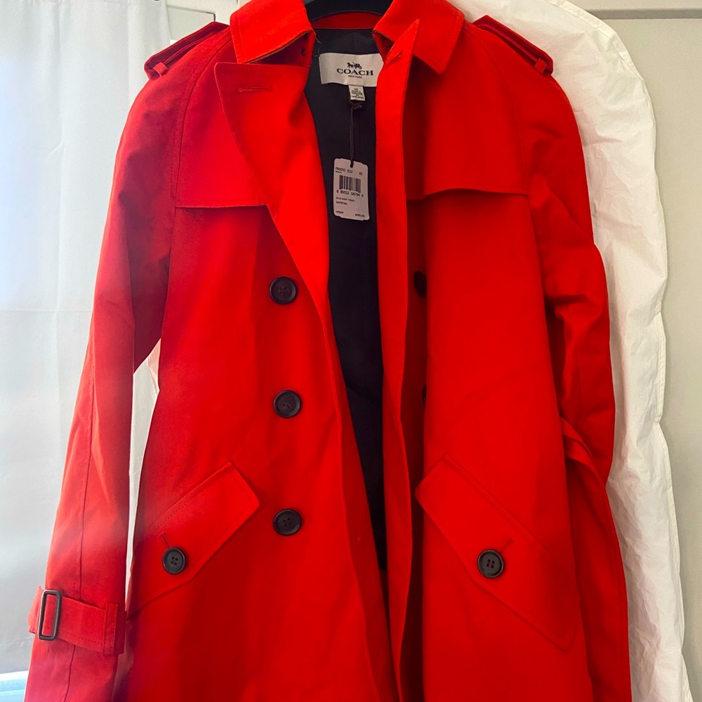 XS AUTHENTIC COACH TRENCH COAT.